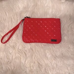 Express patent leather wristlet